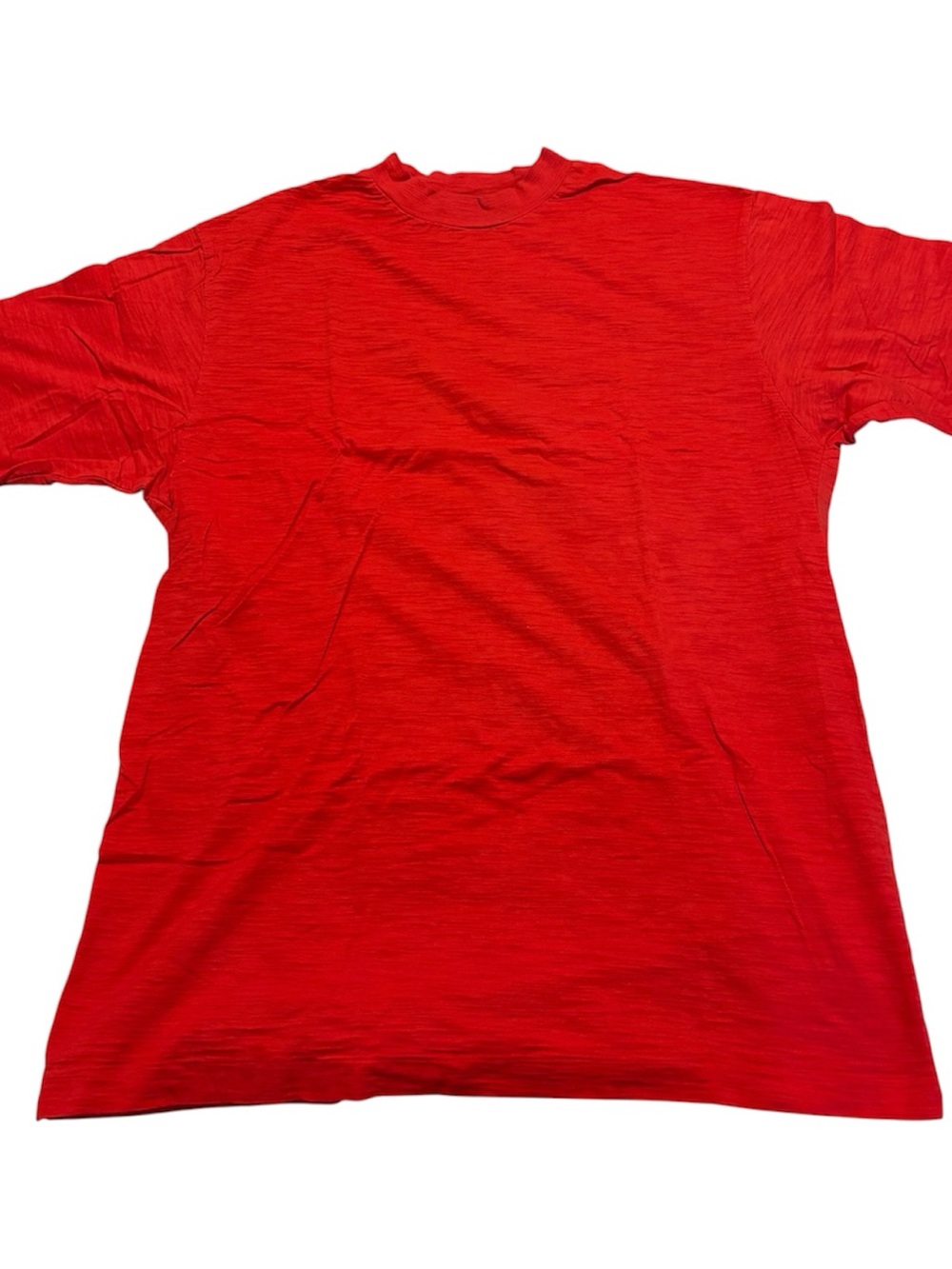Men's Lightweight Red Short-Sleeve Crew Tee